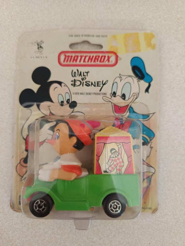 Vintage matchbox, Ophalen of Verzenden, Gebruikt, Auto