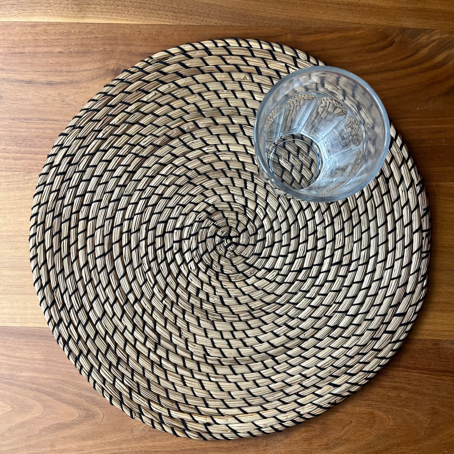 6 mooie grote placemats, tafelkleed, onderzetters Rotan Riet, Ophalen, Zo goed als nieuw