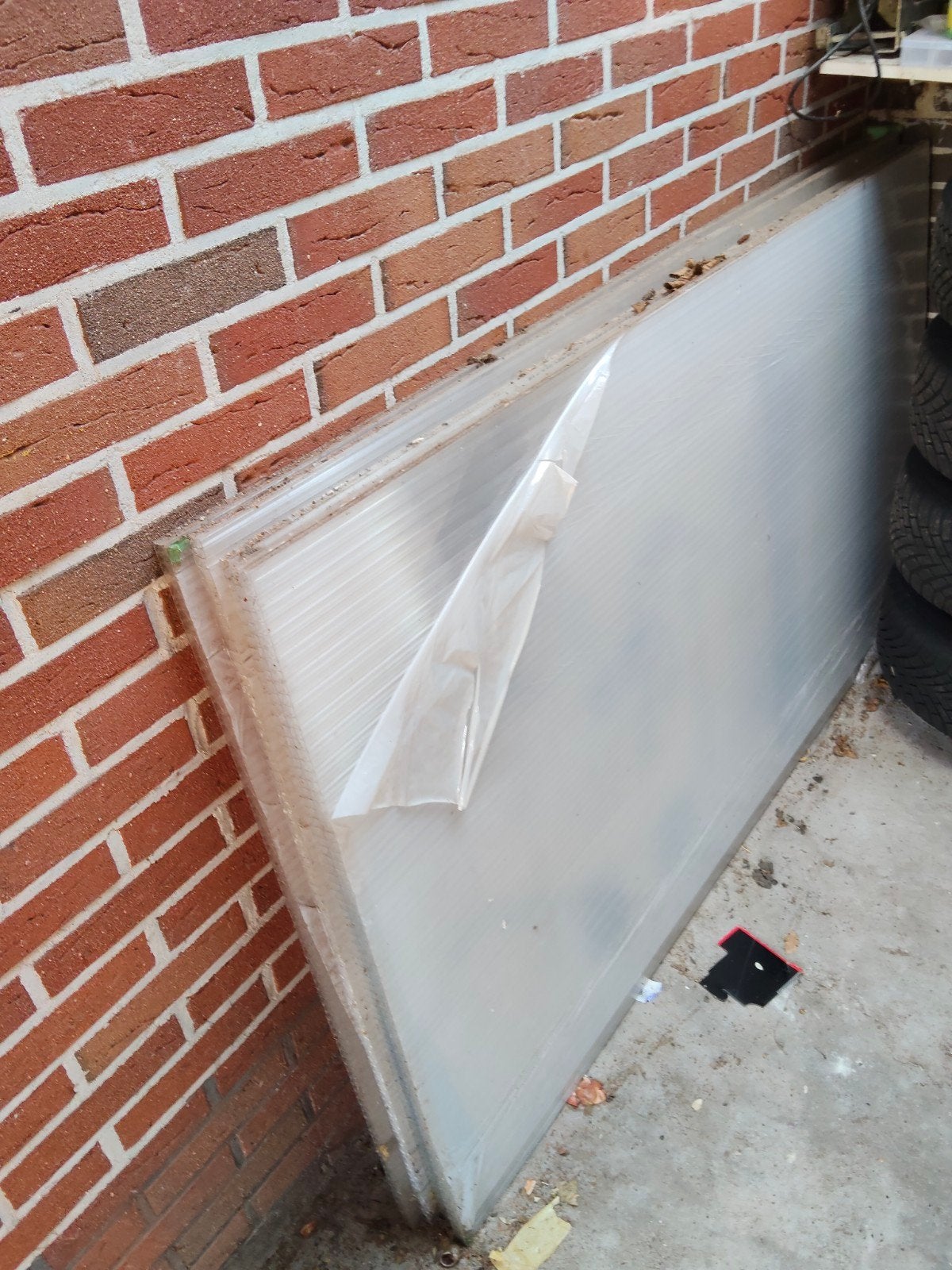 5 polycarbonaat kanaalplaten 1,75m x 0,98m, Doe-het-zelf en Verbouw, Platen en Panelen, Ophalen of Verzenden