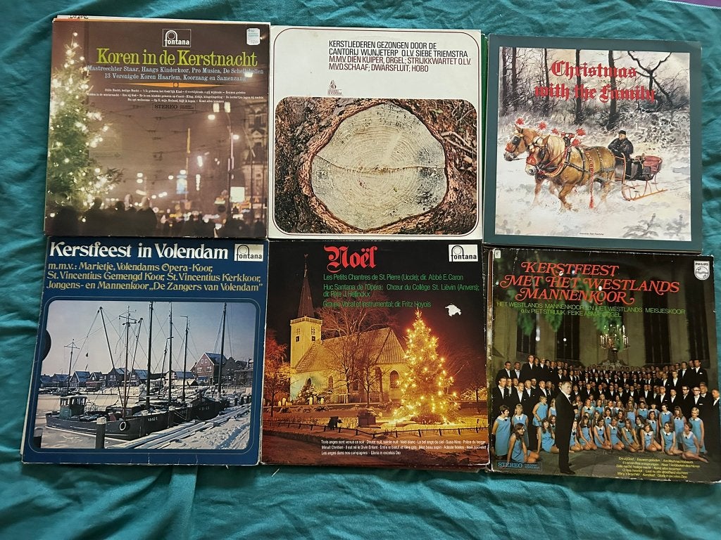 27 LP's Kerstmuziek Koor (ook per stuk te koop), Cd's en Dvd's, LP, Gebruikt, Overige genres, Ophalen of Verzenden