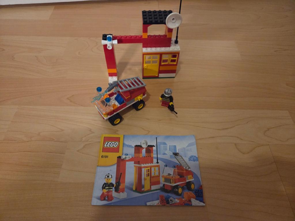 Lego 6191 Brandweer Bouwset, Gebruikt, Overige thema's, Lego, Ophalen of Verzenden