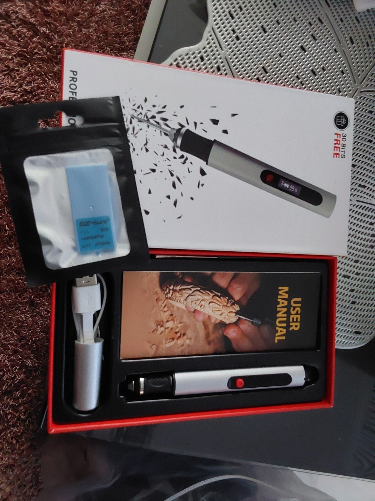 Professionele graveerpen met 30 bits, Ophalen of Verzenden, Nieuw, Overige typen, Overige merken