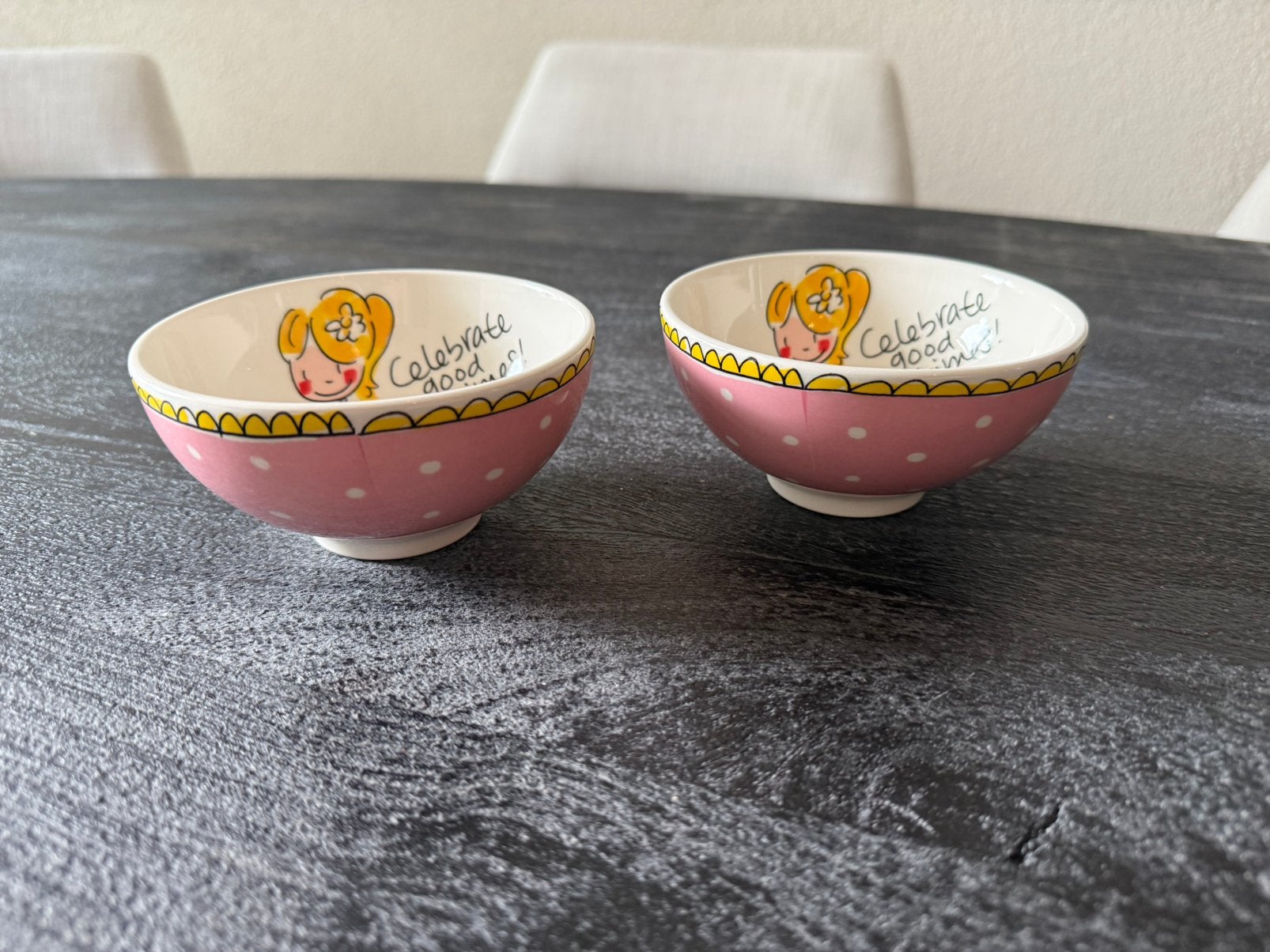 Blond Amsterdam – Set van 2 roze schaaltjes, Ophalen of Verzenden, Aardewerk, Schaal of Schalen