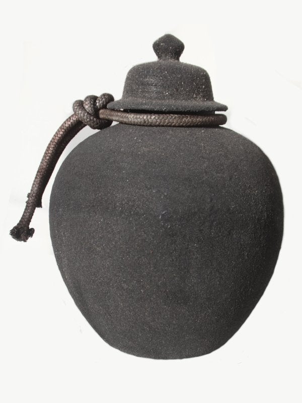 Stenen urn donker grijs 4.5 liter, Ophalen of Verzenden, Nieuw