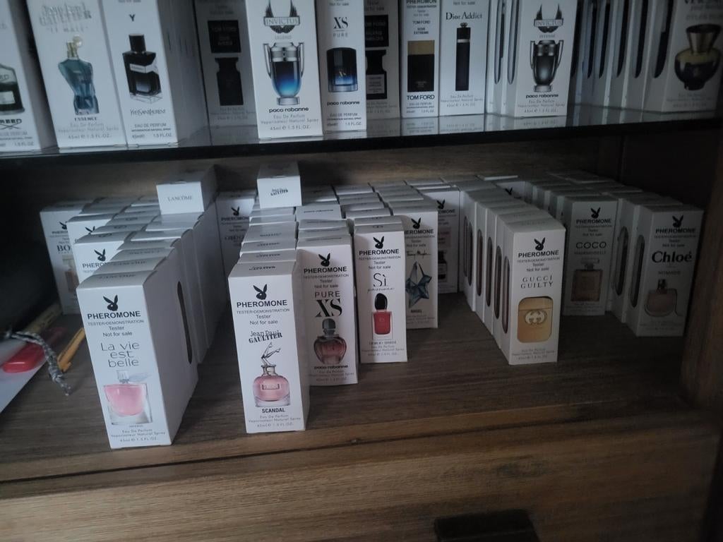 Leuke markthandel parfums 45 ml partij van 100 stuks, Ophalen of Verzenden, Nieuw