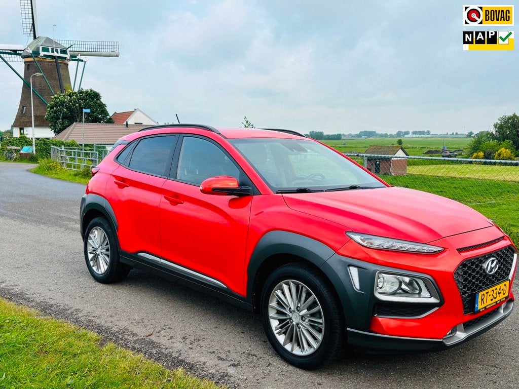 Hyundai Kona 1.0T Fashion|Apple carplay|Lijnherkenning|Camer, Auto's, Hyundai, Voorwielaandrijving, Gebruikt, Overige kleuren