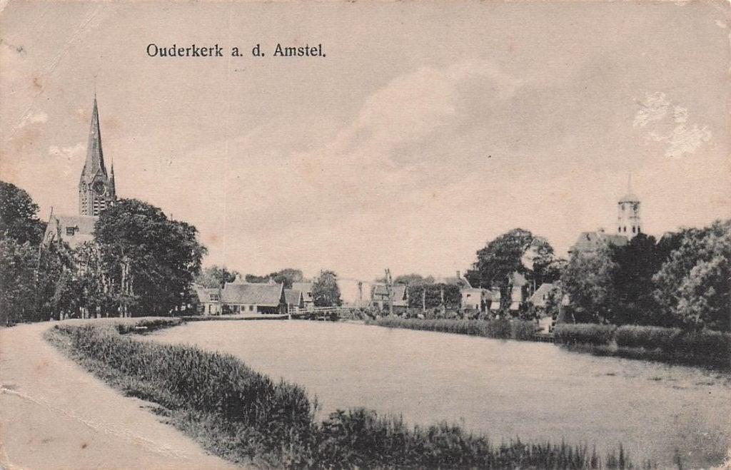 703-002-009 Ouderkerk aan de Amstel, Verzamelen, Ansichtkaarten | Nederland, Verzenden, Voor 1920, Noord-Holland