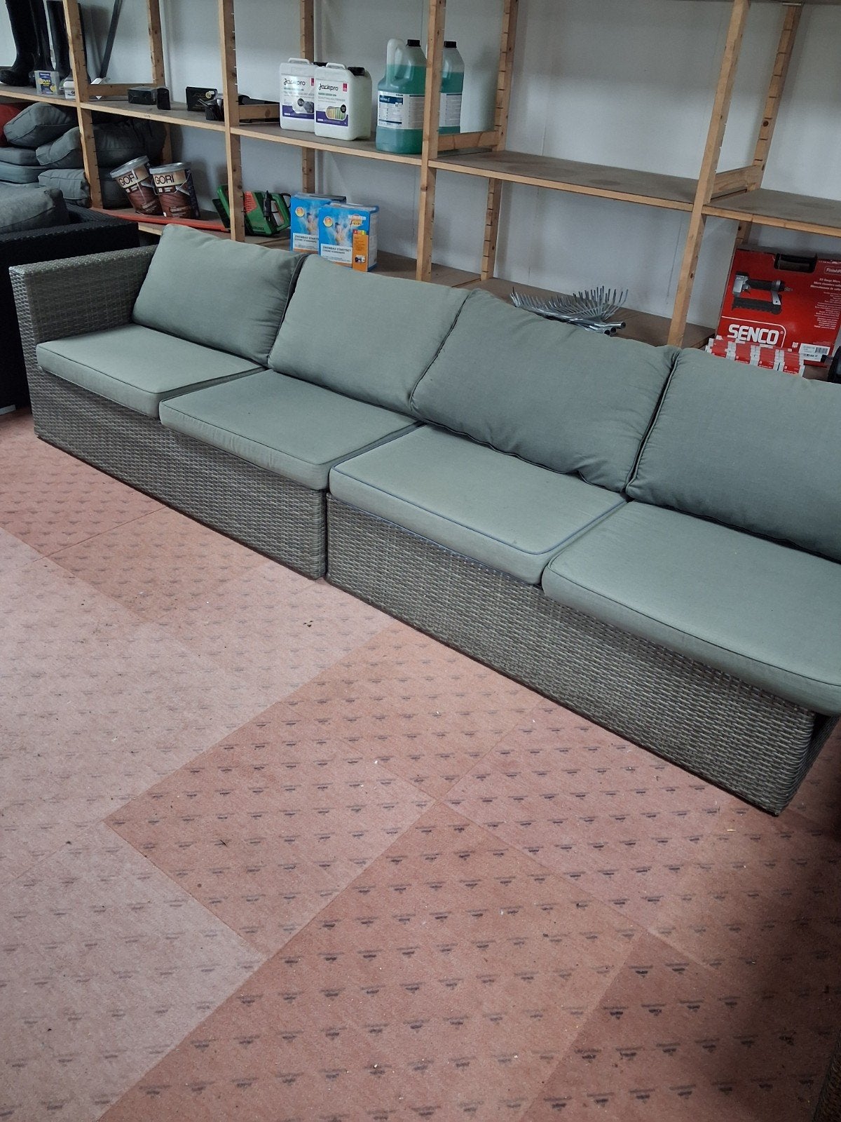 Loungeset bank loungebank, Ophalen
