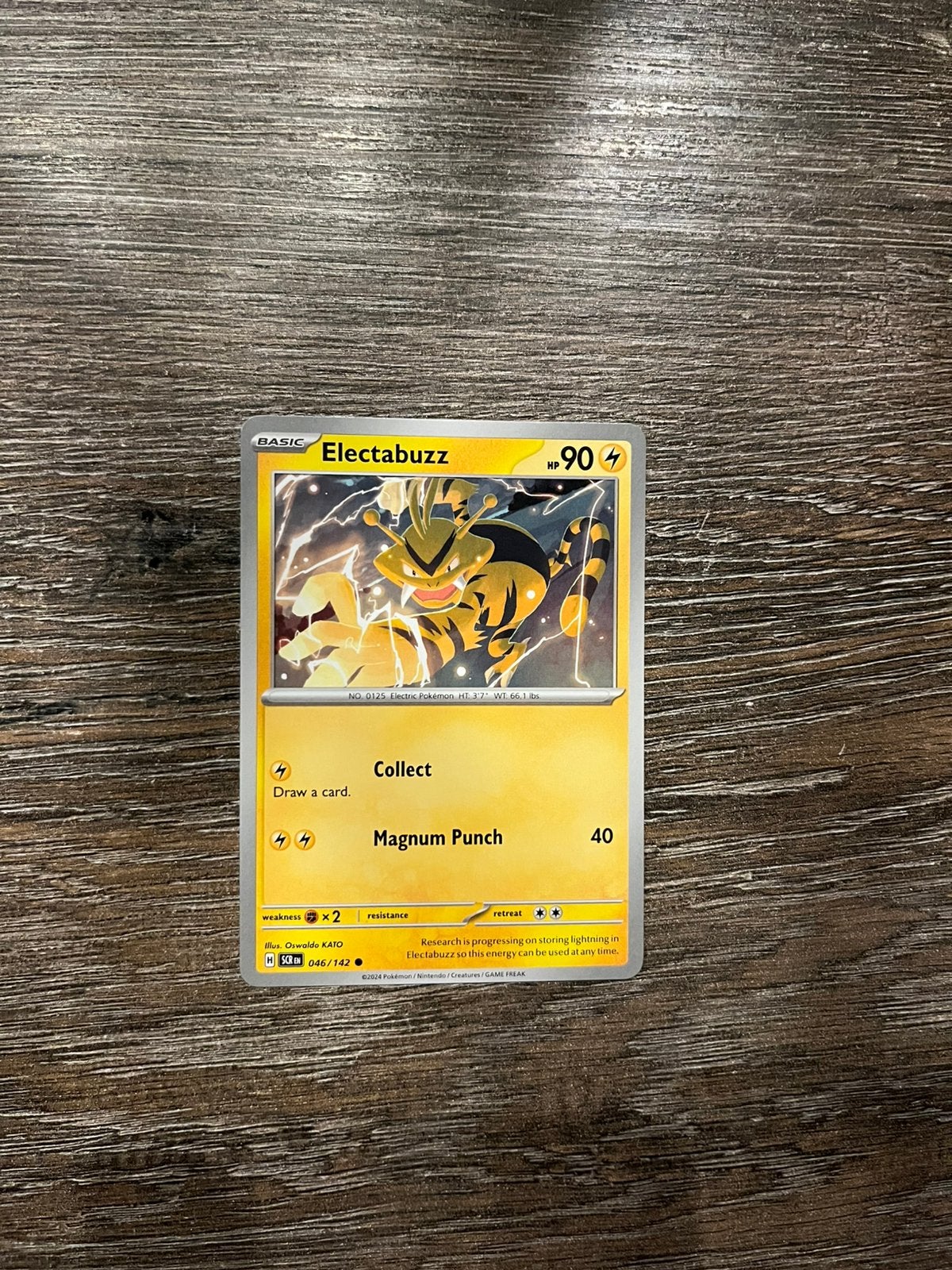 Electabuzz SCR 046/142, Ophalen of Verzenden, Zo goed als nieuw