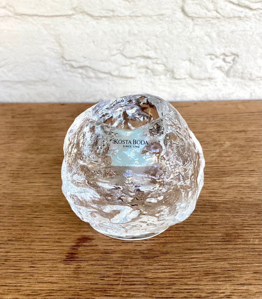 Kosta Boda Zuid- Zweden: snowball Votive. Z.g.a.n., Ophalen of Verzenden