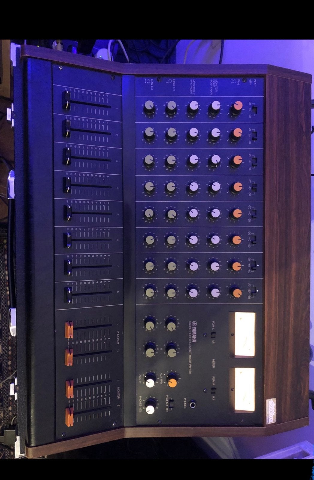 Yamaha pm-430, Muziek en Instrumenten, Mengpanelen, Gebruikt, 5 tot 10 kanalen, Microfooningang, Ophalen