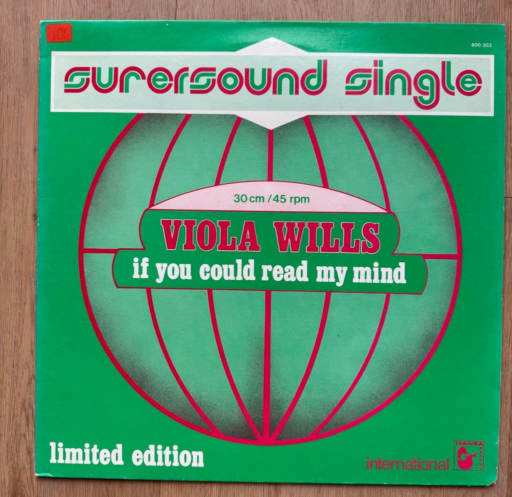 Viola Wills - If You Could Read My Mind (Limited Edition), Cd's en Dvd's, Vinyl Singles, Gebruikt, Maxi-single, R&B en Soul, 12 inch