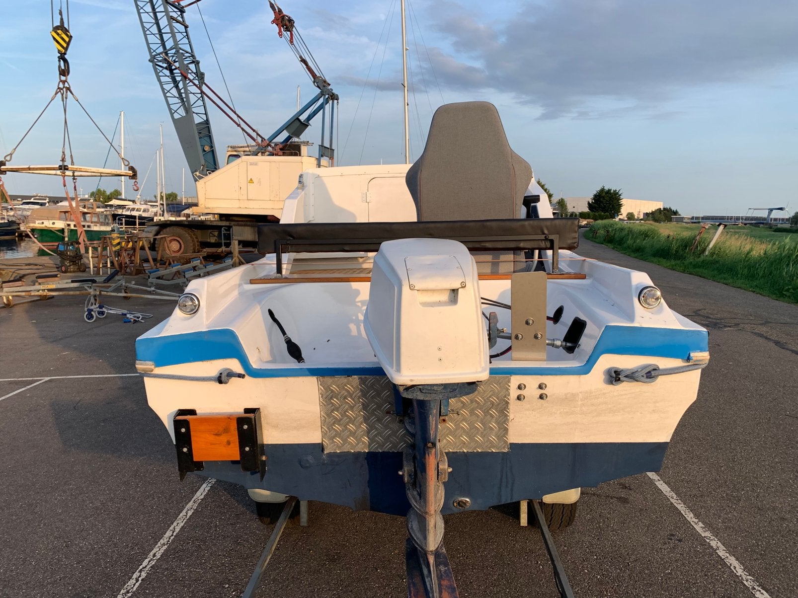 Speedboot jeanneau seabird 500 Custom Classic 28PK elektri, Watersport en Boten, Speedboten, Overige merken, Viertaktmotor, 5 m
