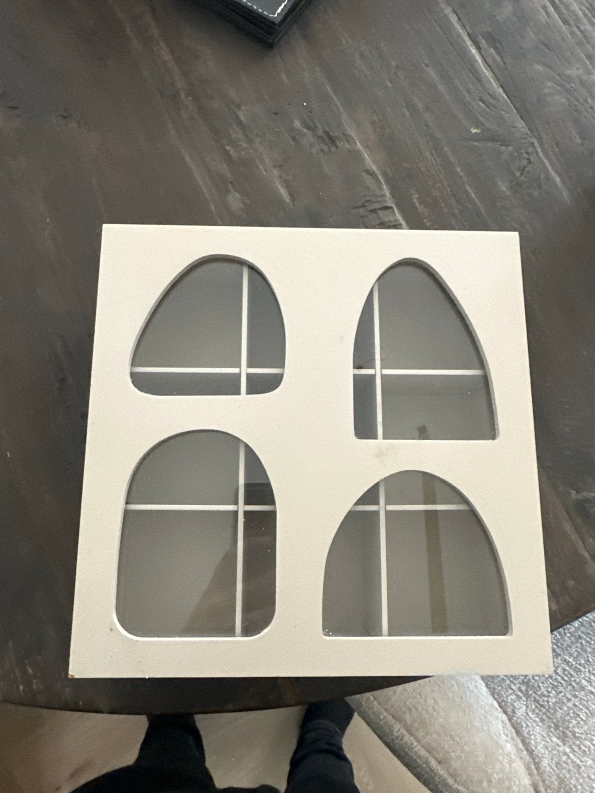 Theedoos, Hout, Gebruikt, Beige, Ophalen of Verzenden