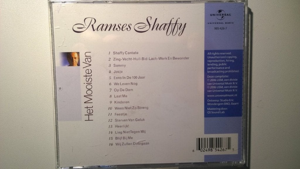 Ramses Shaffy - Het Mooiste Van, Ophalen of Verzenden, Zo goed als nieuw, Levenslied of Smartlap, Album
