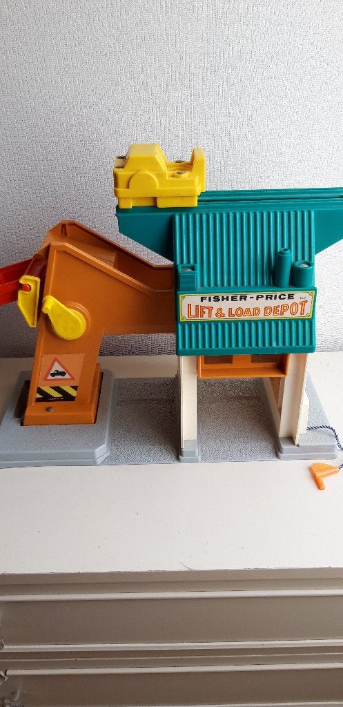 Fisher Price lift & load depot met auto poppetje, Ophalen of Verzenden, Speelset