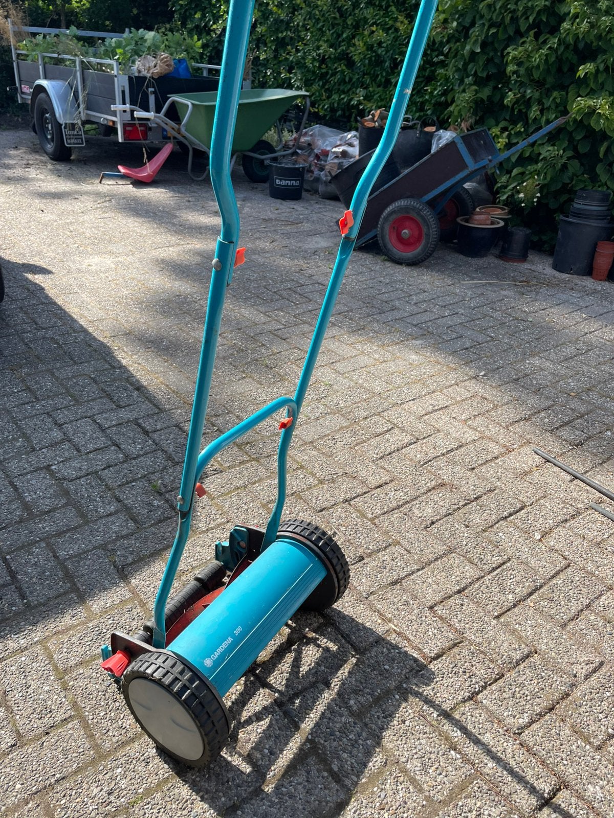 Gardena handmaaier grasmaaier, Kooimesmaaier, Ophalen, Zo goed als nieuw