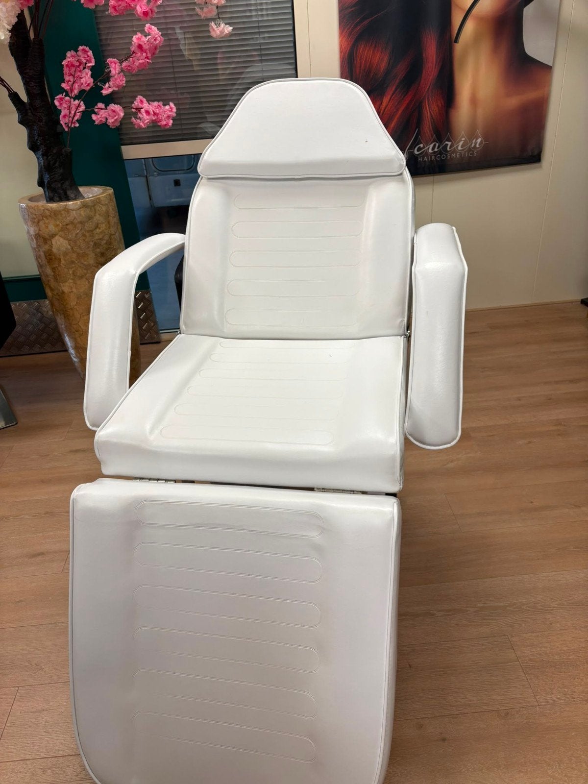 Behandel stoel handverstelbaar in skai uitvoering., Sport en Fitness, Massageproducten, Ophalen, Gebruikt, Massagestoel of Kussen