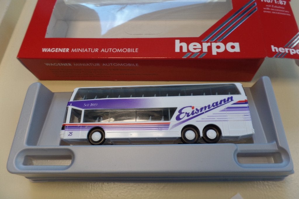 Dubbeldekker bus Erismann(Herpa), Verzenden, Nieuw, Bus of Vrachtwagen, Herpa