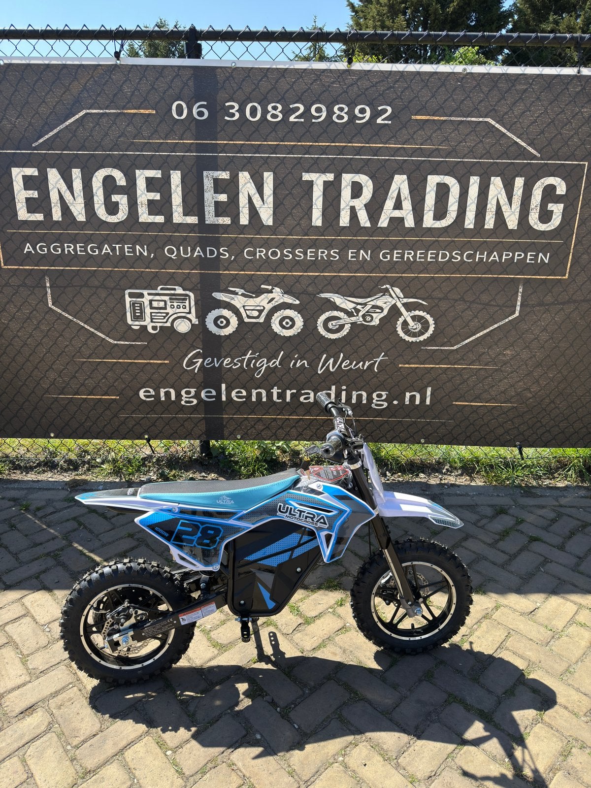 Mini electro kinder crossmotor nieuw 1000watt 36v 4-9 jaar, Nieuw