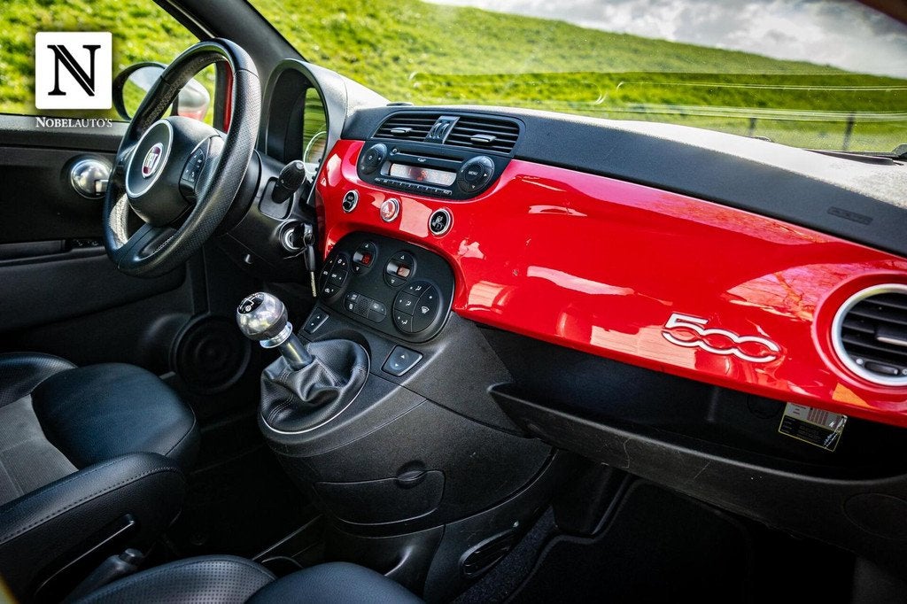 Fiat 500 0.9 TwinAir Lounge | Nap |LM Velgen | Clima, Voorwielaandrijving, Euro 5, 86 pk, Gebruikt