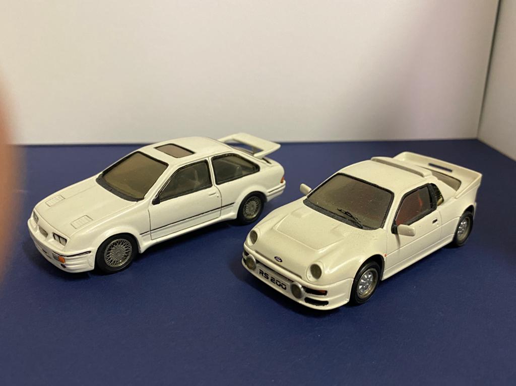 Ford RS200 & Sierra RS Cosworth 1:43, Overige merken, Gebruikt, Auto, 1:32 tot 1:50