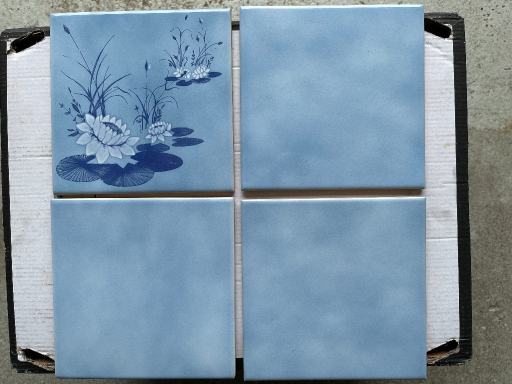 Wandtegels 15 x 15 cm  28 tegels blauw, Ophalen, Nieuw, Minder dan 20 cm, Minder dan 20 cm