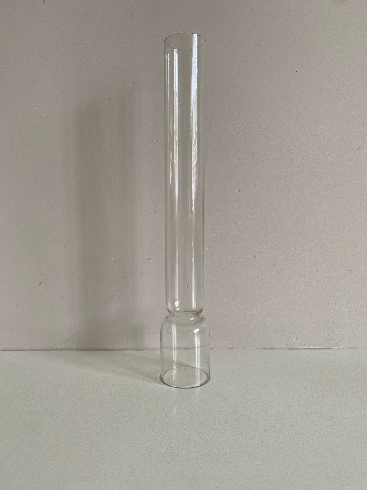 Kneepglas of lamp voor olielamp, Ophalen