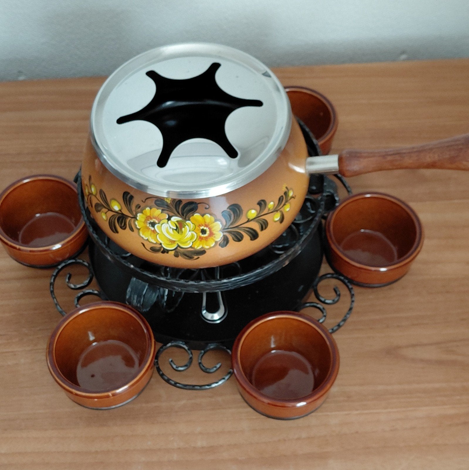 Vintage fondue stel, Ophalen of Verzenden