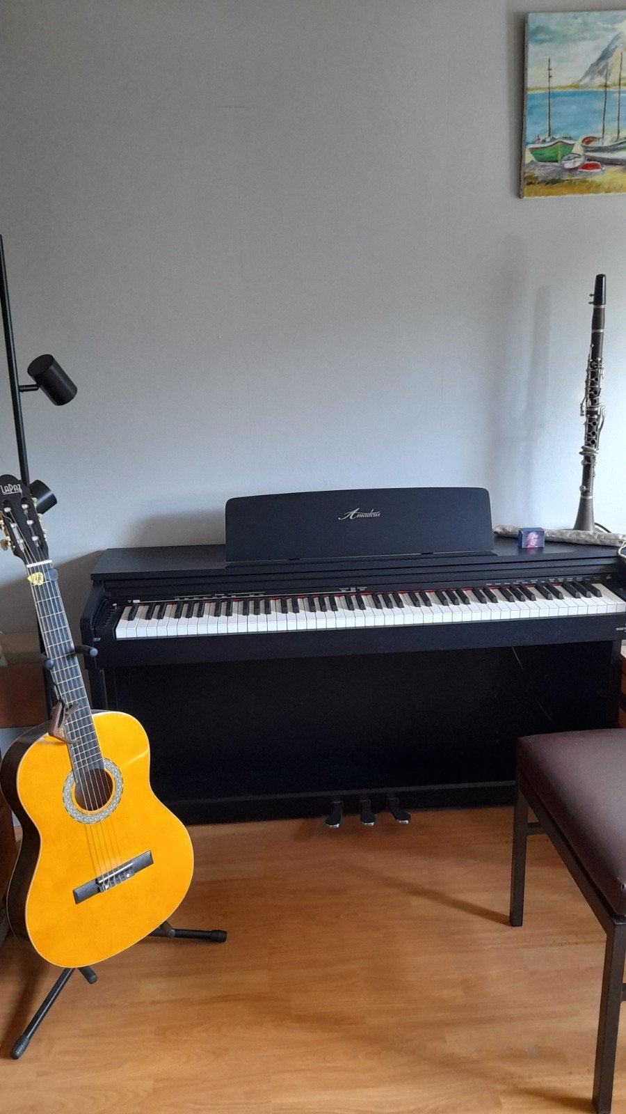 Amadeus D310 B Digitale Piano, Ophalen, Zwart, Digitaal, Zo goed als nieuw