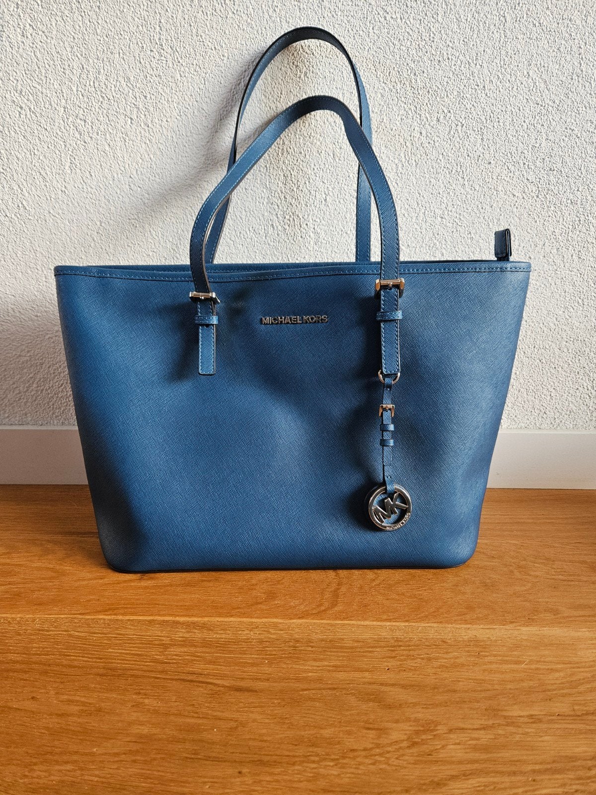 Michael Kors tas, petrol, Ophalen of Verzenden, Nieuw, Blauw, Handtas