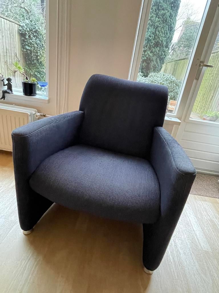 Twee heerlijk zittende Leolux fauteuils, Ophalen, Gebruikt, 75 tot 100 cm, 75 tot 100 cm