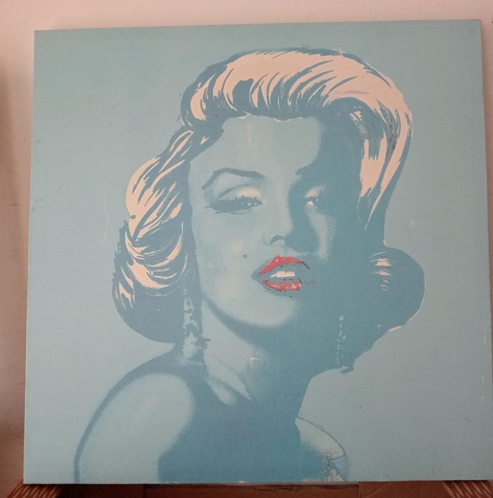 Marilyn Monroe Pop Art Print op canvas Andy Warhol stijl, Ophalen of Verzenden