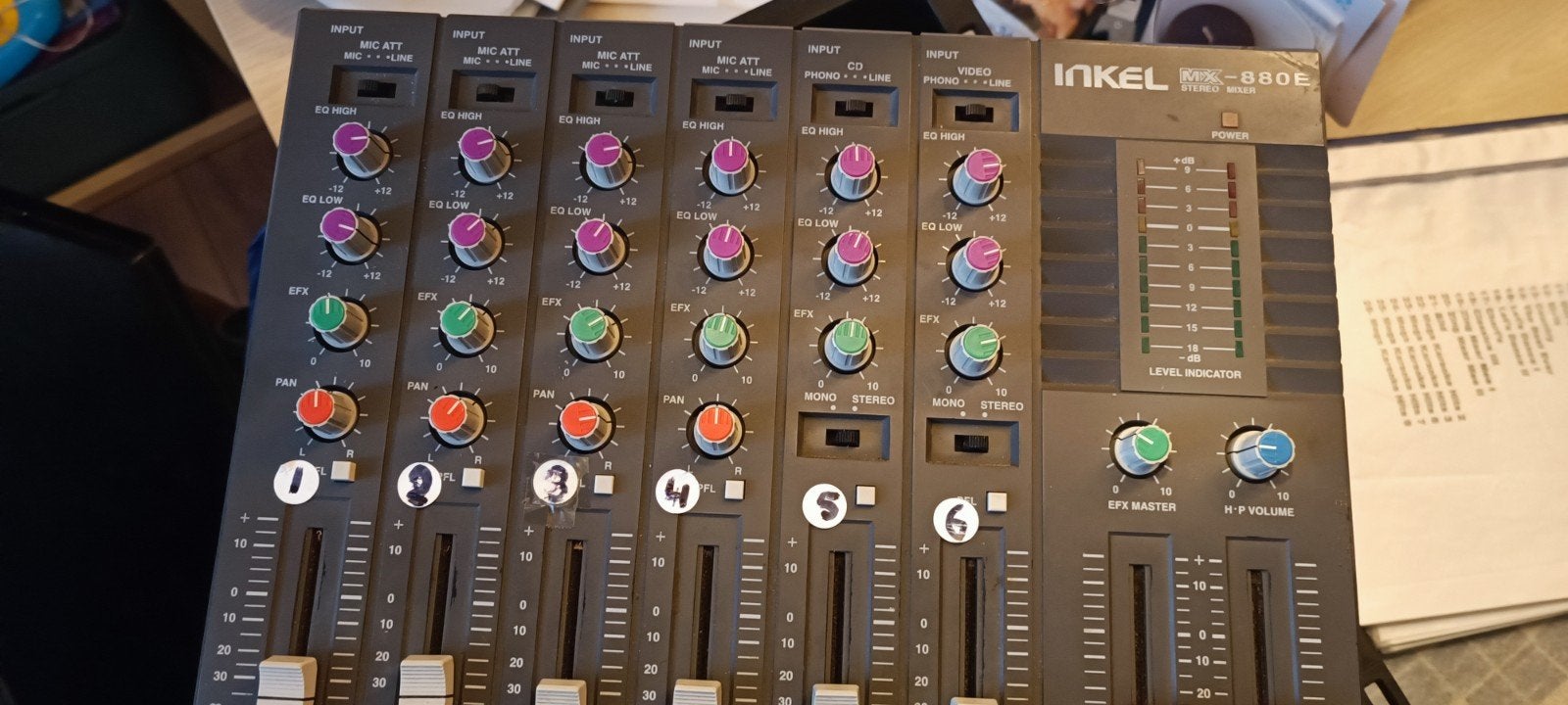 Inkel mx880E audiomixer, Ophalen of Verzenden, Gebruikt