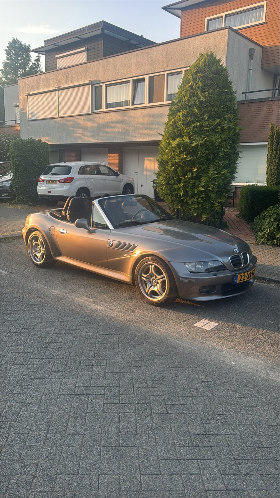 BMW Z3 3.0 Roadster 2001 Grijs, Auto's, BMW, Achterwielaandrijving, Cabriolet, Handgeschakeld, 2 stoelen
