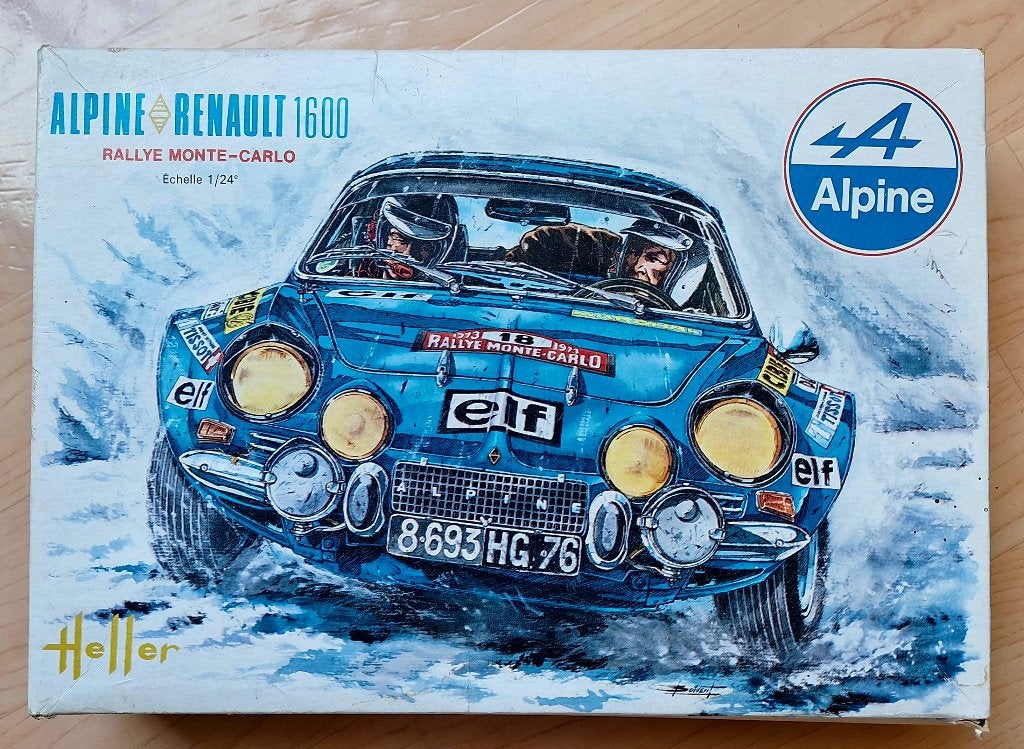 Alpine Renault 1600 Rallye Monte-Carlo, 1:50 of kleiner, Auto, Ophalen of Verzenden, Zo goed als nieuw