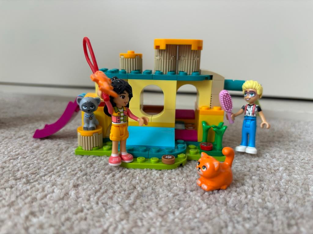 LEGO Friends 42612 Kattenopvang met LiAnn&Olly Complete set, Lego, Friends, Ophalen of Verzenden, Zo goed als nieuw