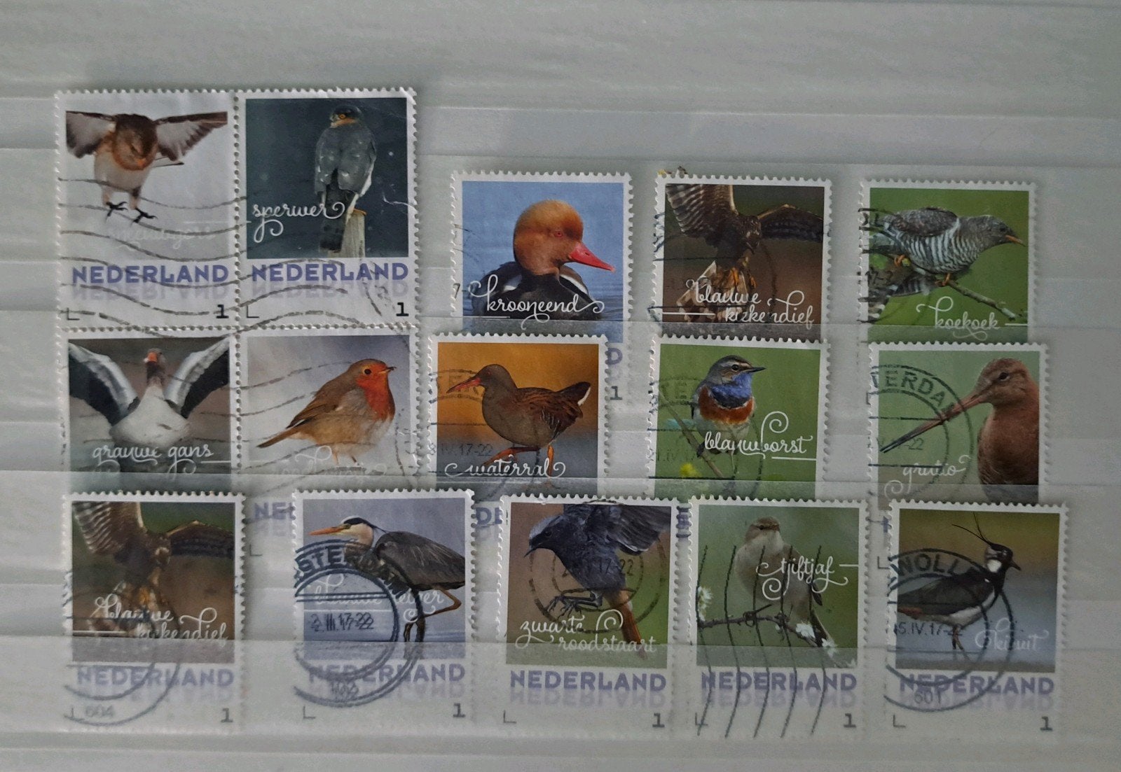 Persoonlijke postzegels 15x vogels, Ophalen of Verzenden, Nederland