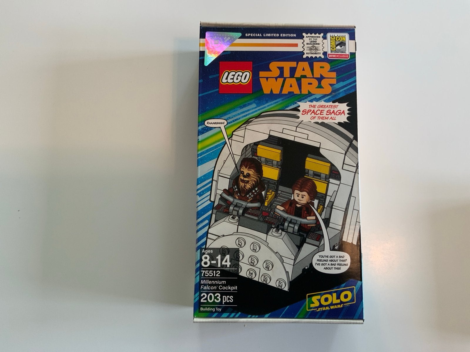 LEGO Star Wars Millennium Falcon Cockpit (75512) SDCC 2018, Star Wars, Ongeopend/sealed, Lego, Nieuw