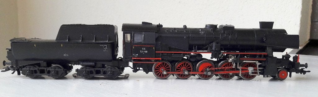 Märklin 34161 H0 - Stoomlocomotief BR 52 ÖBB met Cabinetende, Ophalen, Wisselstroom, Gebruikt, Locomotief
