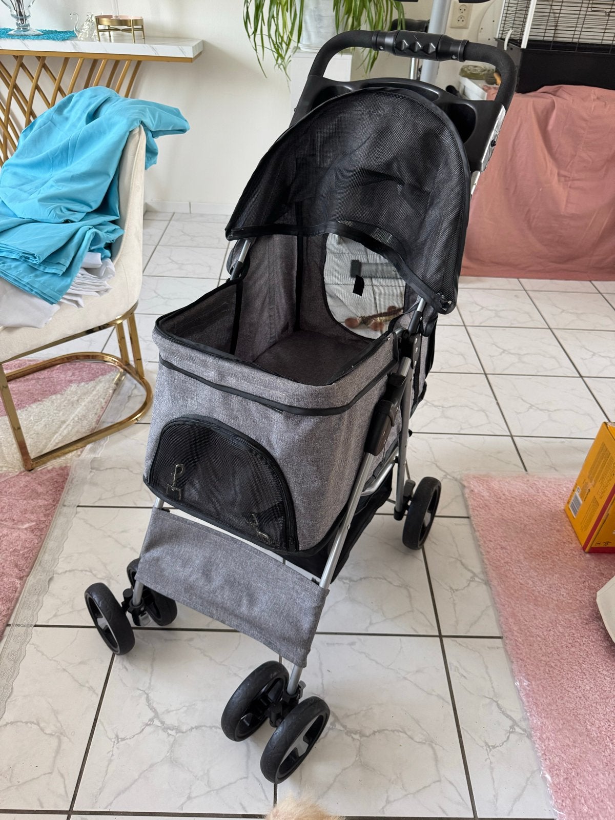 Honden buggy, Dieren en Toebehoren, Honden-accessoires, Ophalen, Zo goed als nieuw