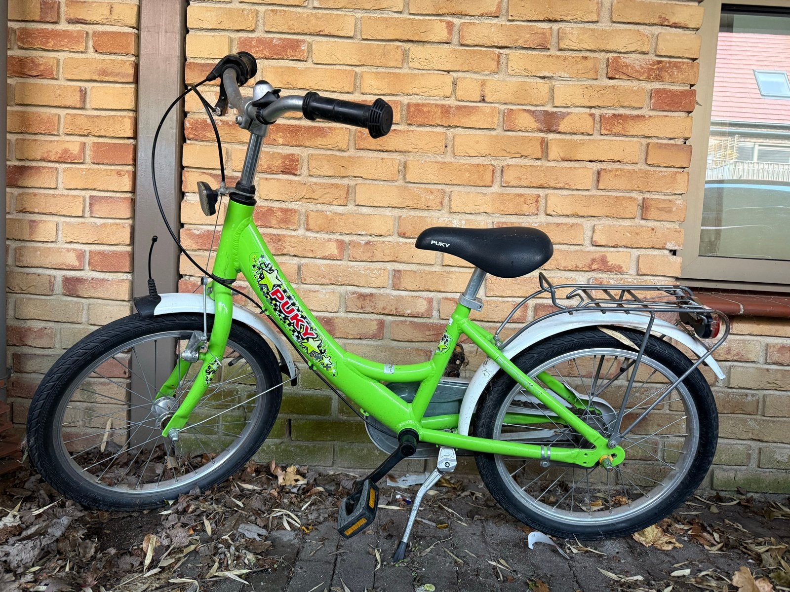 Puky kinderfiets - Groen - 18 inch, Fietsen en Brommers, Ophalen, Gebruikt, Terugtraprem, 16 tot 20 inch