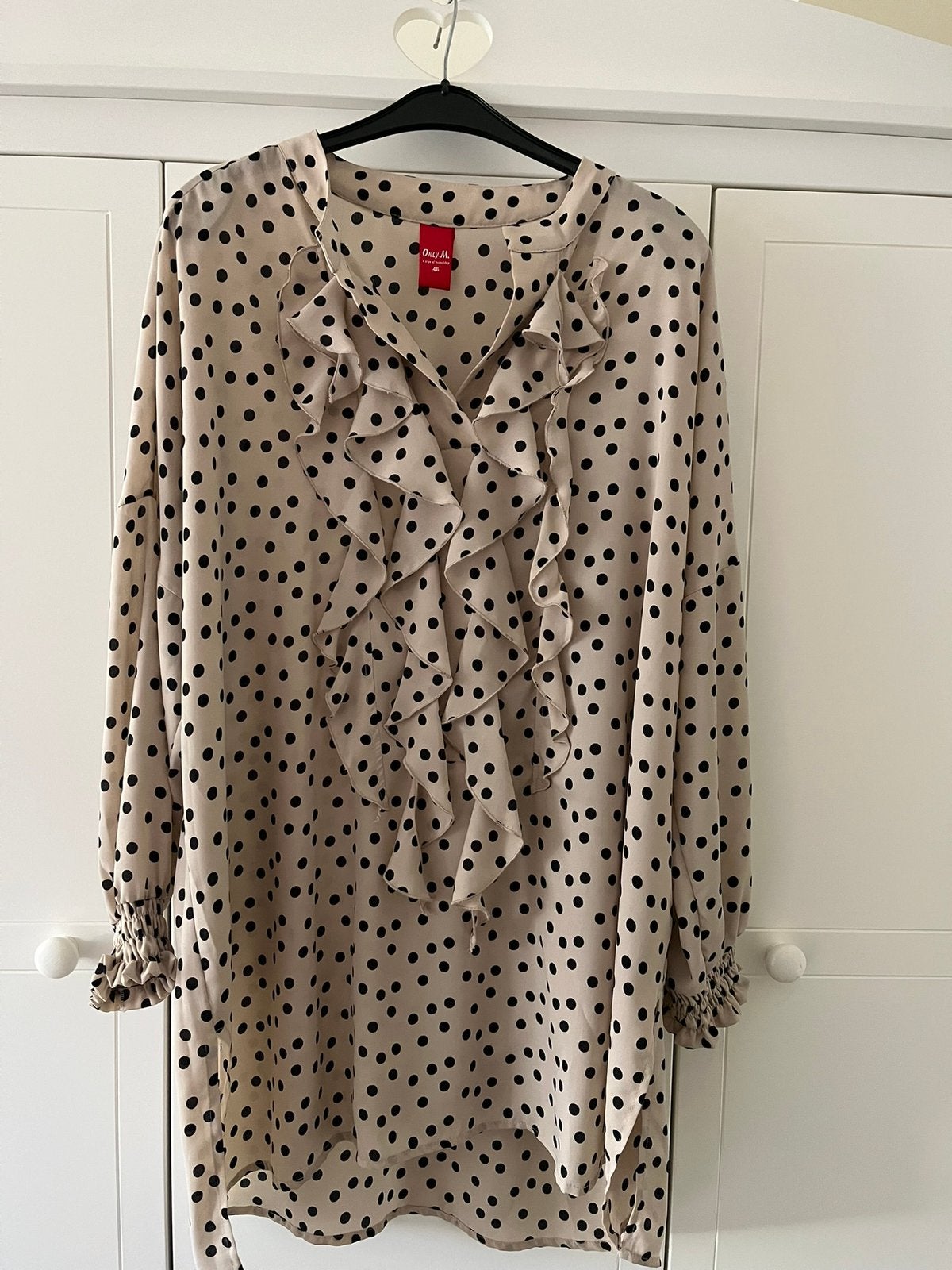 Dames roezel blouse / tuniek grote maat Only-M mt 46, Ophalen of Verzenden, Zo goed als nieuw, Maat 46/48 (XL) of groter, Meerkleurig