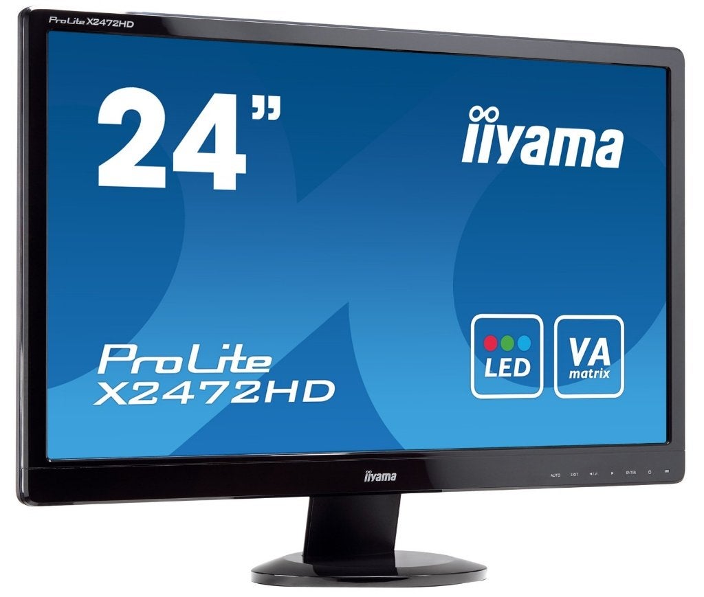 Thuiswerk/PC/Laptop LED LCD 24 Inch IIyama Prolite X2472hd, Computers en Software, Monitoren, HDMI, Gebruikt, Kantelbaar, 101 t/m 150 Hz