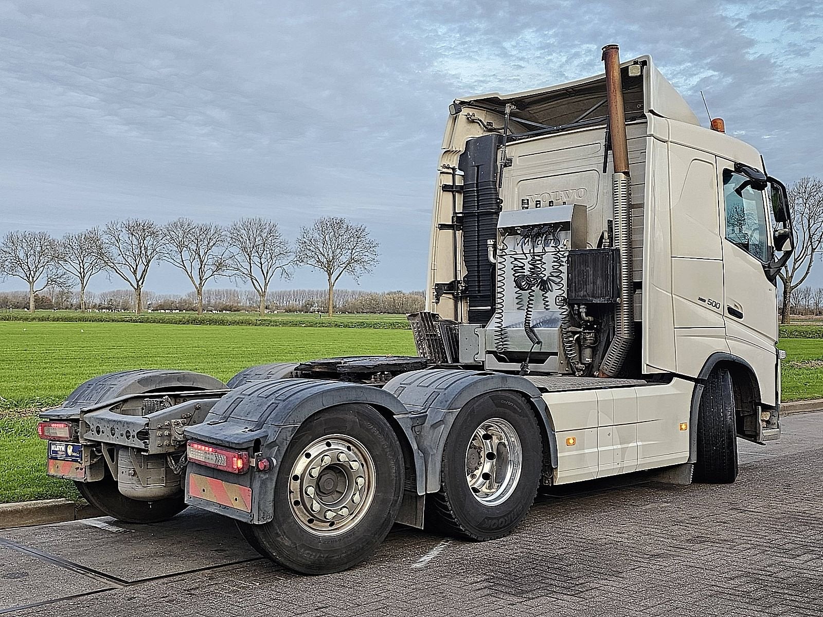 VOLVO FH 500 6x2 steered pto+hydr, Automaat, Euro 6, 510 pk, Wit