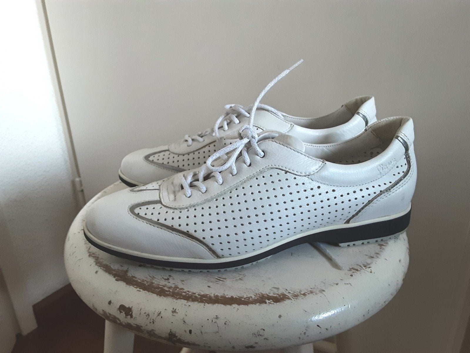 SIOUX schoenen sneakers maat 4.5 (37.5)  G  wit, Kleding | Dames, Schoenen, Sioux, Wit, Ophalen of Verzenden, Sneakers of Gympen