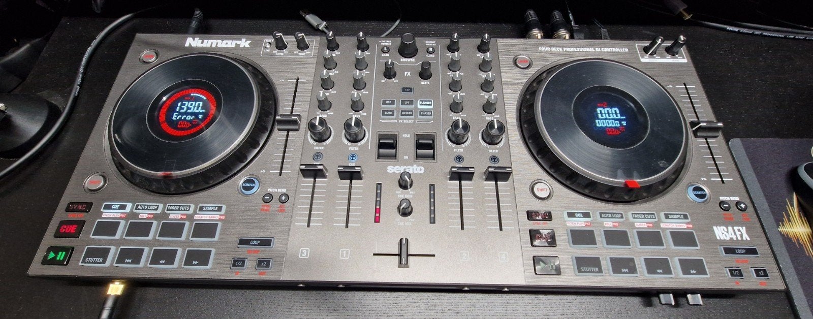 Numark NS4FX DJ Controller - Zo goed als nieuw, Muziek en Instrumenten, Ophalen of Verzenden, Zo goed als nieuw, Dj-set, Numark