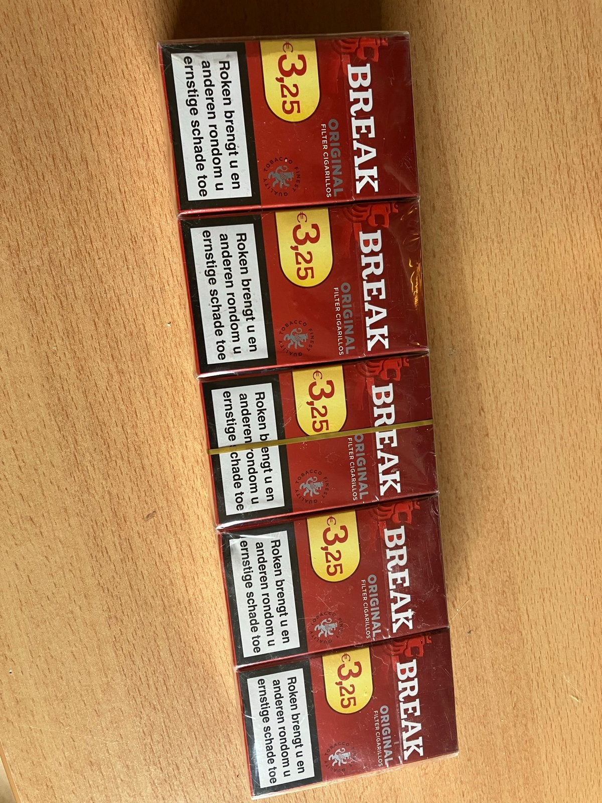 Break Filter Cigarillo's - 10 pakjes, Ophalen of Verzenden, Nieuw, Overige typen