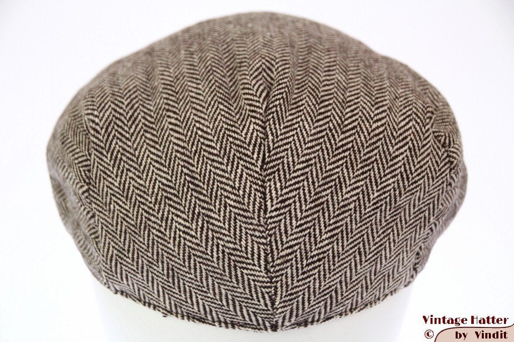 platte pet Hawkins vissengraat bruin maten 58, 59, 60 Nieuw, Hawkins, Nieuw, Ophalen of Verzenden, Pet