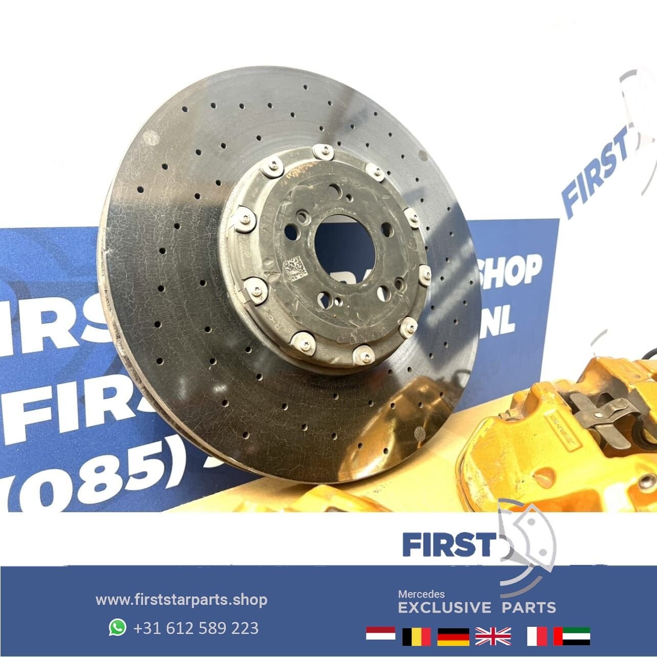 CARBON CERAMIC BRAKE DISC KERAMISCHE REM SCHIJF A2314211512, Auto-onderdelen, Remmen en Aandrijving, Gebruikt, -, Ophalen of Verzenden